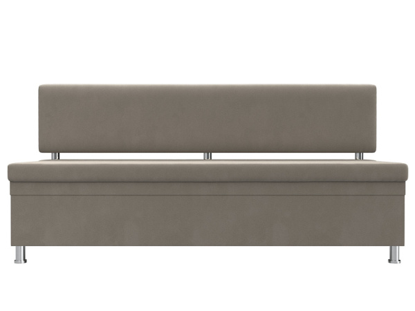 Диван кухонный прямой Стайл Микровельвет (Бежевый)