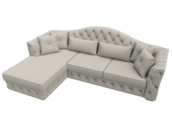 Диван угловой Артис левый угол Рогожка