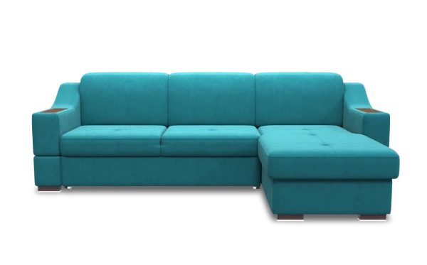 Диван Сириус 3 ДУ (Бирюзовый)