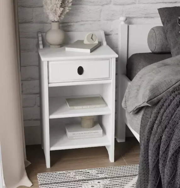 Тумба прикроватная Вествик с ящиком и полками