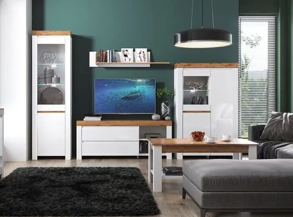 Шкаф с витриной 1V2D TAURUS