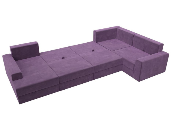 Диван П-образный Майами левый угол Микровельвет