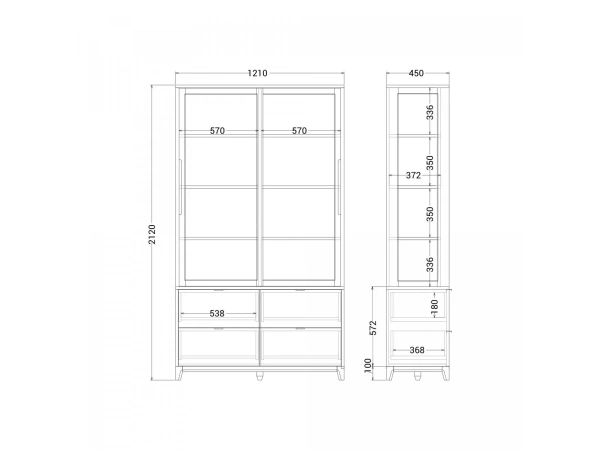 Витрина Case CS179