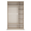 Шкаф 3-х дверный (корпус) Капри (Сатин)