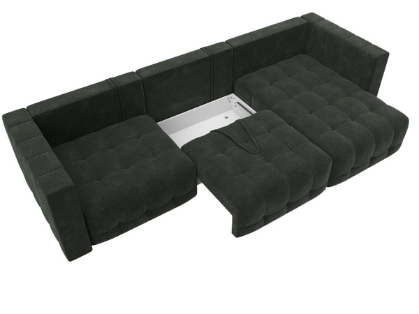 Диван угловой Лига-052 НПБ Лонг угол универсальный Шенилл