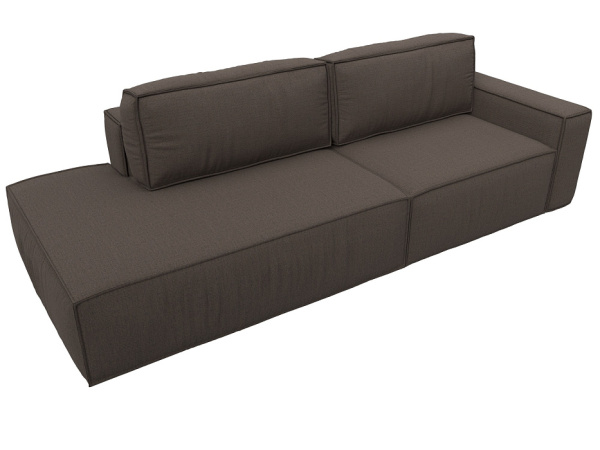 Диван прямой Прага Модерн подлокотник справа Рогожка