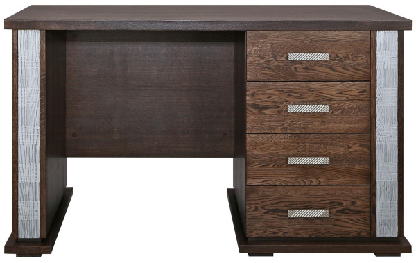 Стол письменный Тунис П6.343.2.25 (П343.25-1Ш) (Венге c серебром)