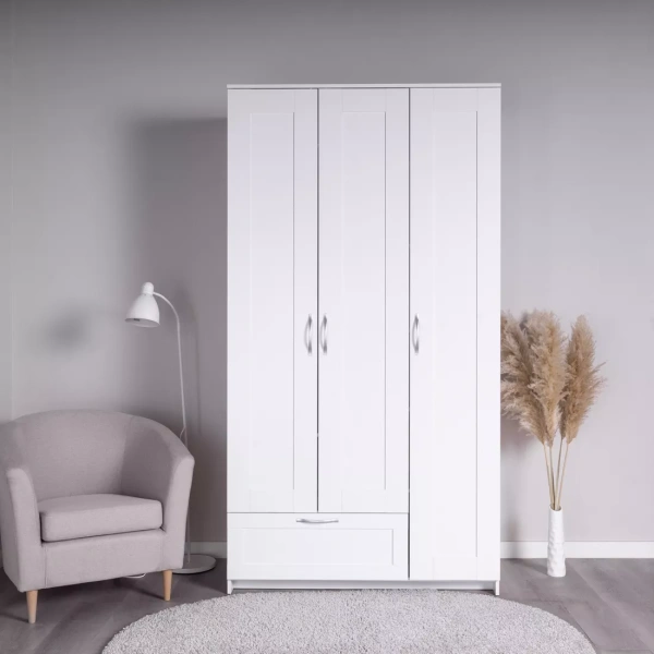 Шкаф СИРИУС трехдверный с одним ящиком