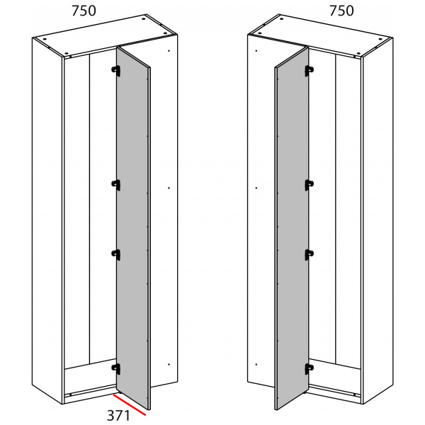 Дверь TETRA 37/232 GLD