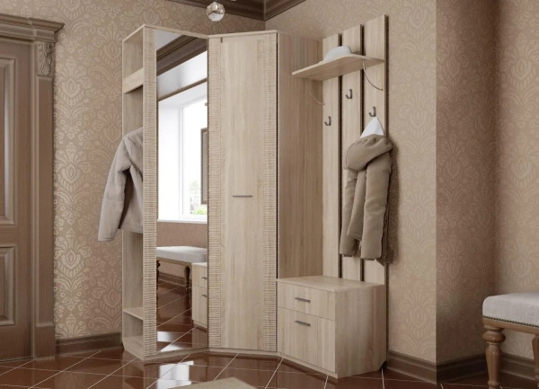 Вешалка с зеркалом Элана