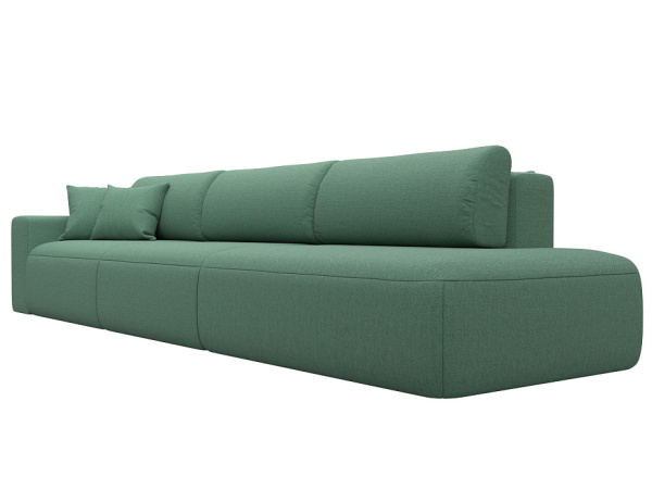 Диван прямой Лига-036 НПБ Модерн Лонг подлокотник слева Рогожка