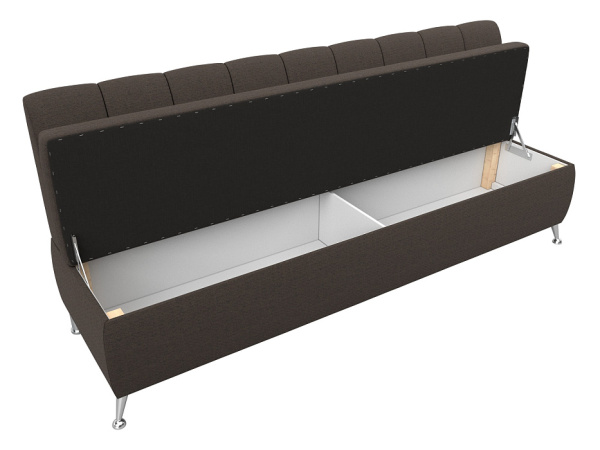 Диван кухонный прямой Кантри Рогожка