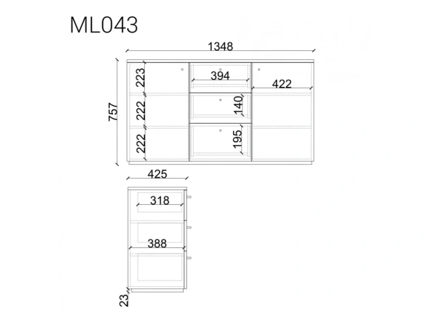 Комод Minimal ML043