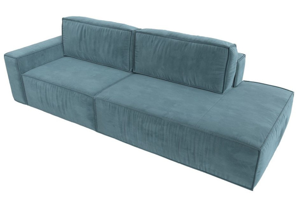 Диван прямой Прага Модерн подлокотник слева Велюр