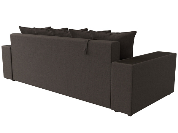 Диван прямой Дубай полки справа Рогожка