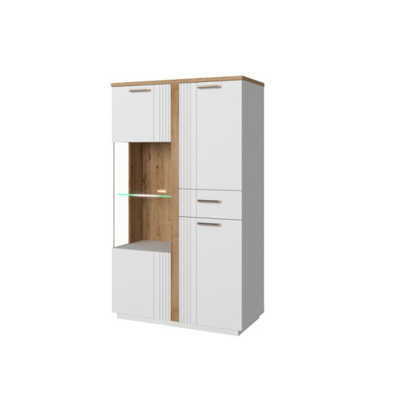 Шкаф с витриной 1V2D1S P MATEO