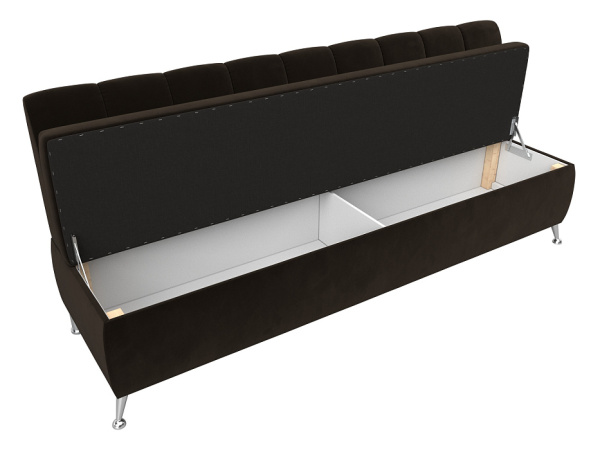 Диван кухонный прямой Кантри Микровельвет