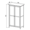 Шкаф Кантри Hemnes 20 ММЦ (Блек)