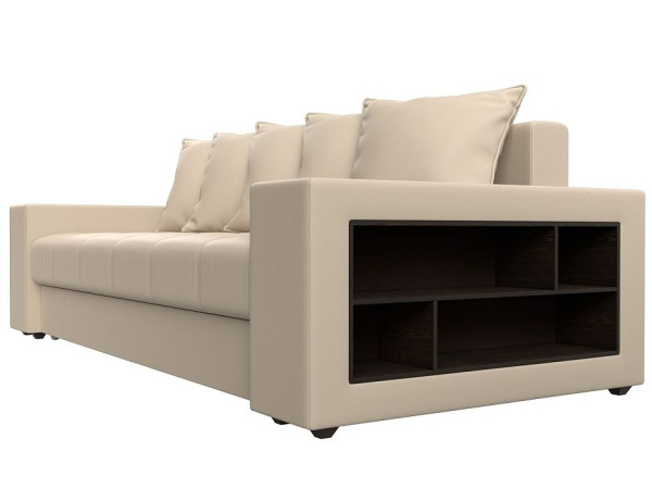 Диван прямой Дубай полки справа Экокожа