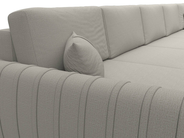 Диван П-образный Лига-057 НПБ МегаЛонг Рогожка