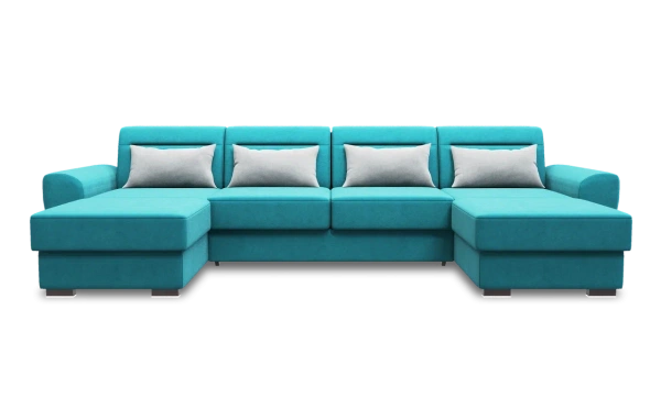 Диван Полярис 2 ПДУ (Бирюзовый)