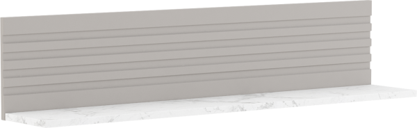 Полка навесная Эдем (Сабия-белая/Латте)