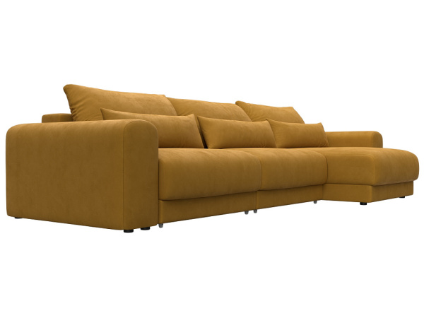 Диван угловой Лига-056 НПБ Лонг угол универсальный Велюр