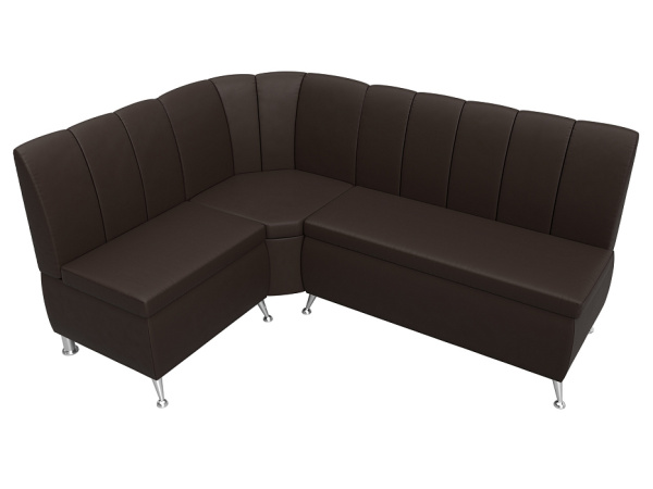 Диван кухонный угловой Кантри левый угол Экокожа