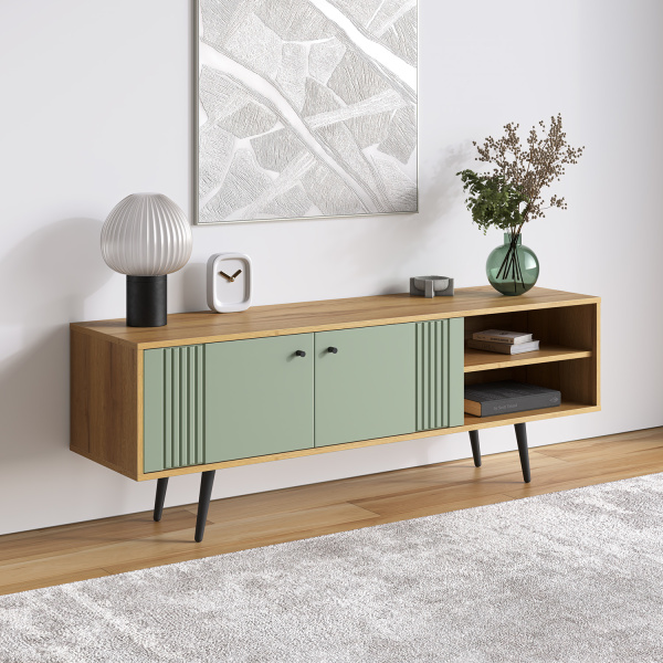 Тумба под ТВ 1500 с нишей Вега Саксония