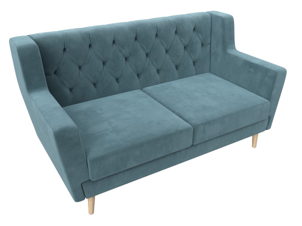 Диван кухонный прямой Брайтон 2 Люкс Велюр