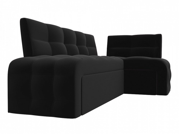 Диван кухонный угловой Люксор правый угол Микровельвет
