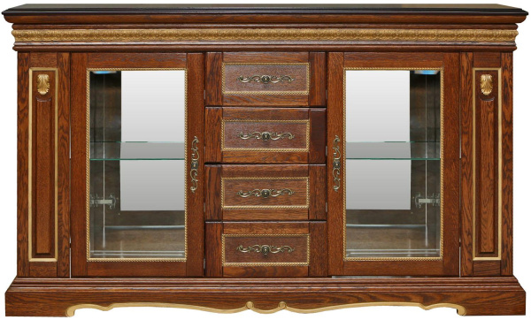 Тумба Милана 14с П4.265.0.14(265.14с) (Черешня с золочением)