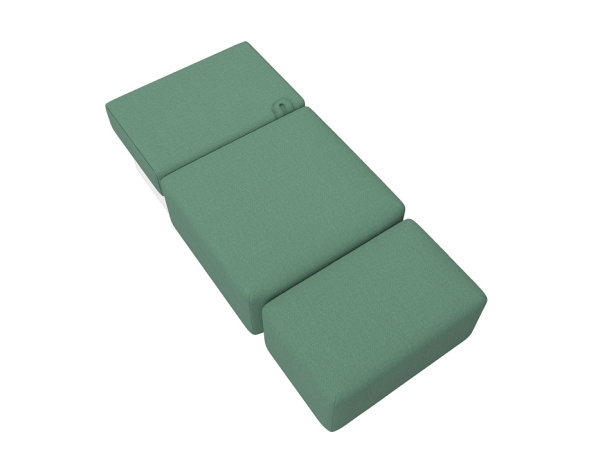 Модули диван и пуф Лига-060 НПБ Рогожка