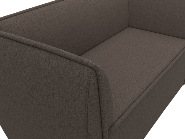 Диван кухонный прямой Бергамо 2-х местный Рогожка