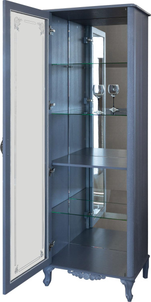 Шкаф с витриной Флорентина БМ2.851.0.05-01(2680-01)