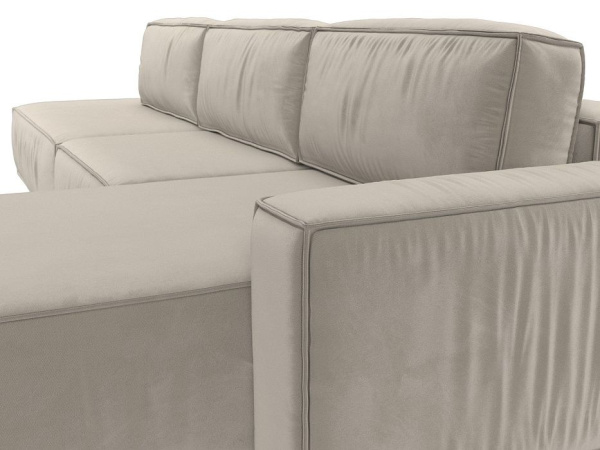 Диван угловой Прага модерн лонг правый угол Микровельвет