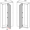 Дверь TETRA 50/232 GLD