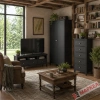 Тумба ТВ Кантри Hemnes 03 180 ММЦ (Блек)