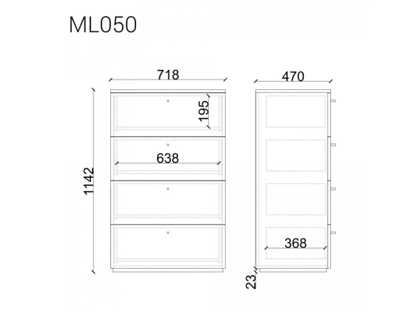 Комод Minimal ML050