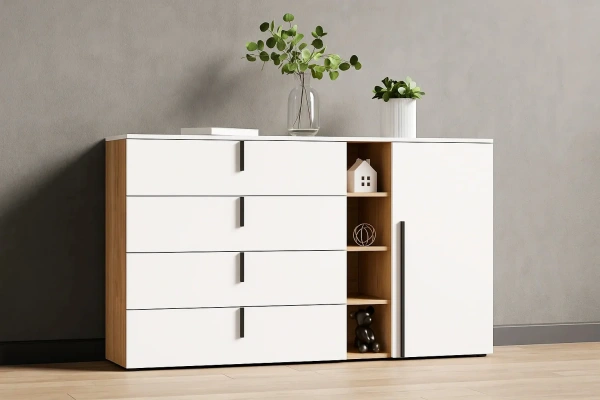 Комод 4 ящ 1 дв Ренн