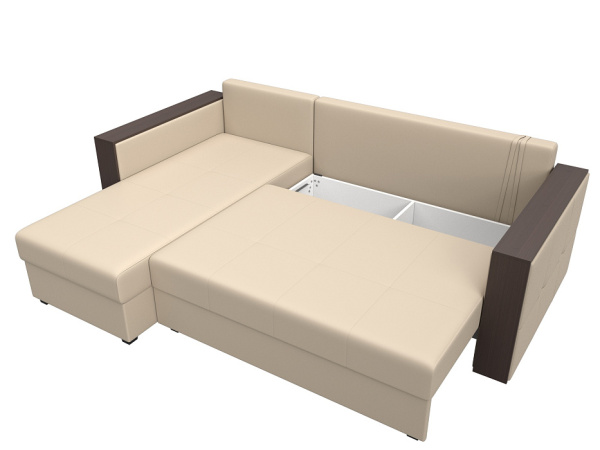 Диван угловой Валенсия Лайт левый угол Экокожа