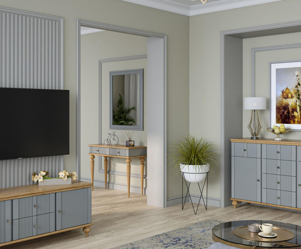 Зеркало навесное в раме Рандеву 001