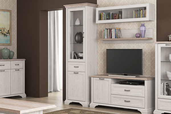 Шкаф с витриной 1V1D1S MONAKO