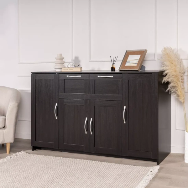 Тумба СИРИУС четырехдверная с двумя ящиками