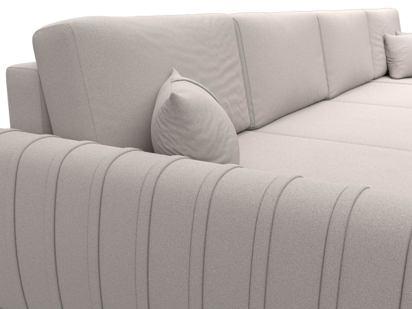 Диван П-образный Лига-057 НПБ Лонг Замша