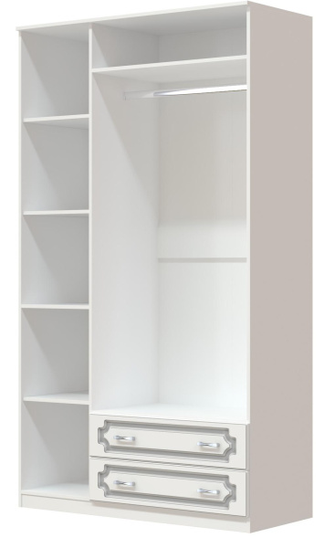 Шкаф распашной Лак ШР-3 с зеркалом