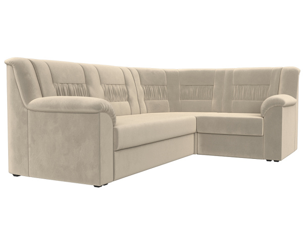 Диван угловой Карелия правый угол Микровельвет