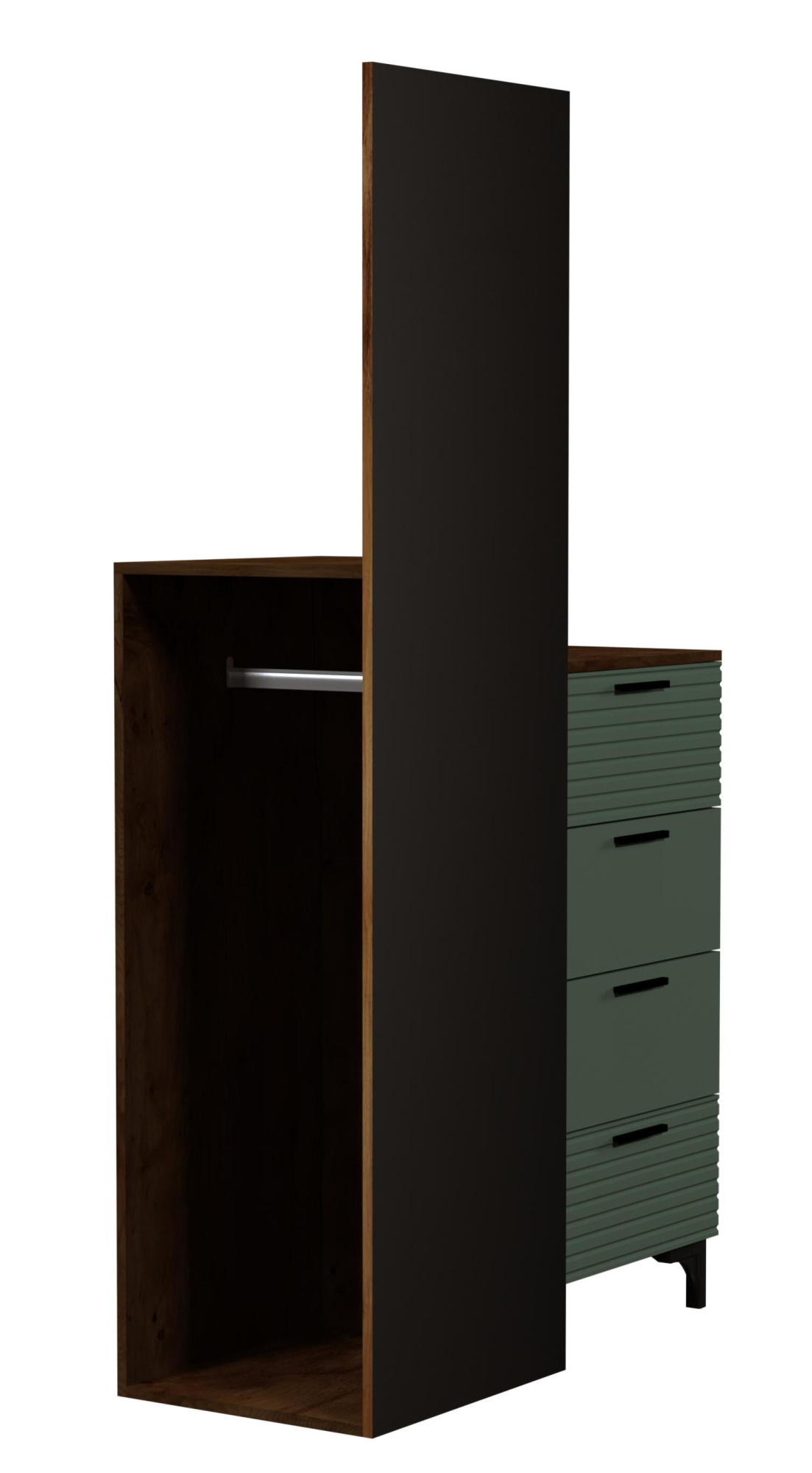 Комод Брента с зеркалом