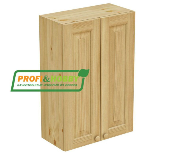 Шкаф настенный 2 двери 600*900 филенка (Цвет без покрытия)