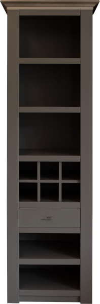 Шкаф для книг Сорбонна П7.055.0.10 (Кобальт Серый)